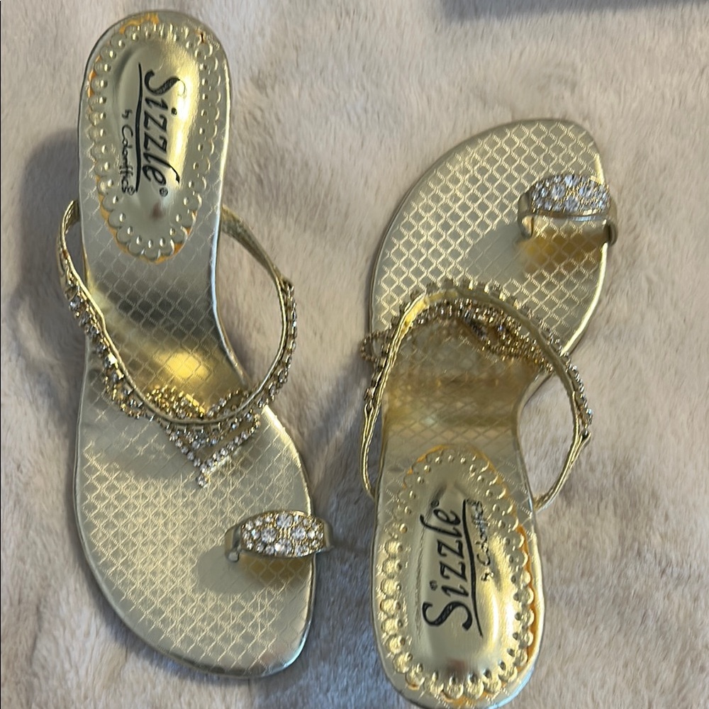 Women's Gold Sandals